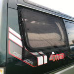 redwood on Delica push-out